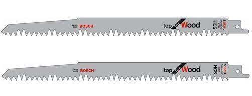BOSCH BRZESZCZOT DO PIŁY SZABLASTEJ DREWNO S1531L/2 SZTUKI
