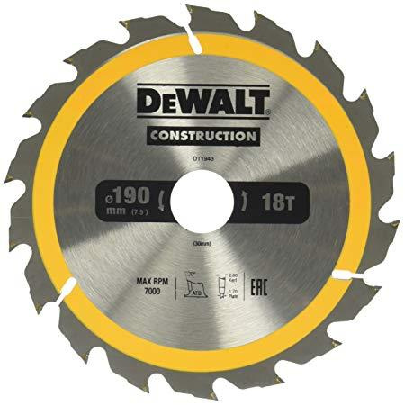 DEWALT PIŁA TARCZ.190x30mmx40z