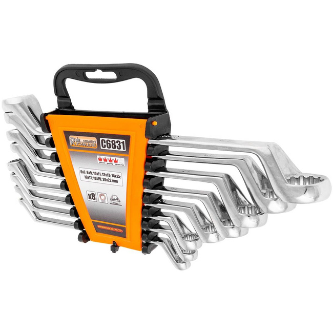 RICHMANN KLUCZE OCZ-GIĘTE 6-22MM 8 ELEMENTÓW