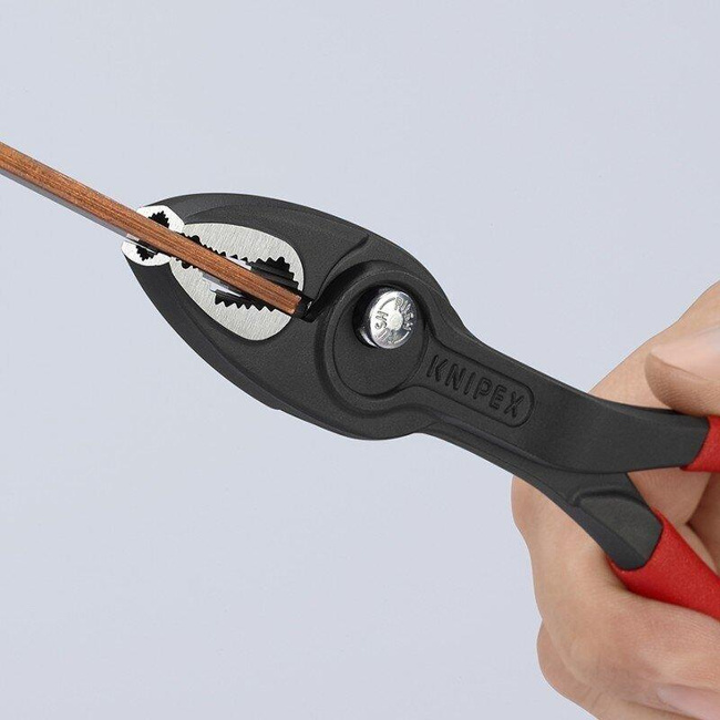 Szczypce zaciskowe TwinGrip z złączem przesuwnym, 200 mm 8201200 - KNIPEX
