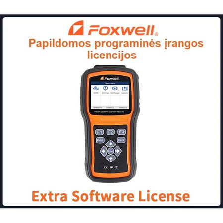 Dodatkowe oprogramowanie Foxwell NT530 NT530SDAIHATSU - FOXWELL