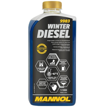 Dodatek do paliwa zimowy 1000ml MANNOL 99831PET