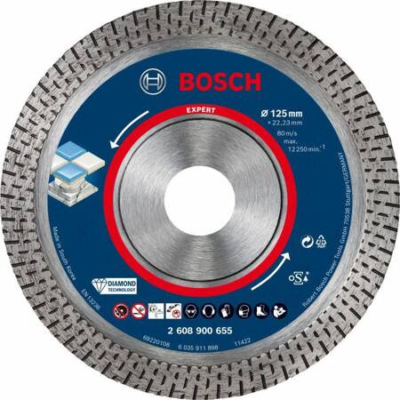 BOSCH TARCZA DIAMENTOWA 125mm TURBO EXPERT HARD CERAMIC