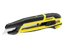 STANLEY NOŻYK 18mm Z SYSTEMEM ODŁAMYWANIA, SUWAK