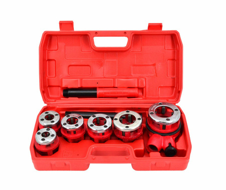AWTOOLS GWINTOWNICA DO RUR 6szt. 1/4", 3/8",1/2", 3/4", 1", 1-1/4"  ZESTAW WALIZKA