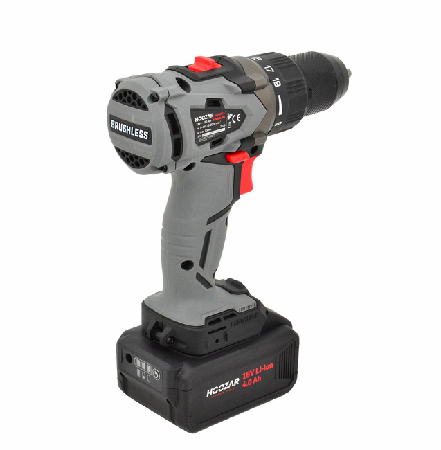 HOOZAR WKRĘTARKA 18V 2x4.0Ah 60Nm CD60BL-M2