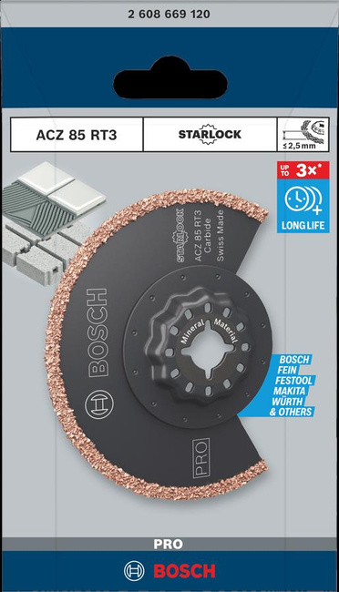 BOSCH MT BRZESZCZOT WIELOFUNKCYJNY PRO ACZ 85 RT3 85  x  2,5 mm