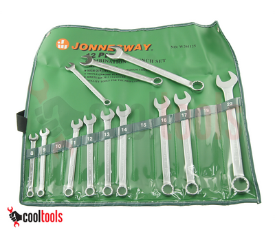 Zestaw kluczy płasko - oczkowych  8-22 mm 12 szt. Jonnesway W26112S