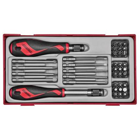 38-elementowy zestaw grotów i rękojeści wkrętakowych TTMDQ38 269900106