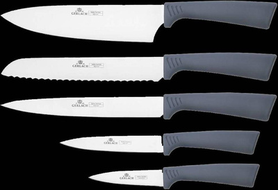 GERLACH.ZESTAW NOŻY W BLOKU  5szt. SMART
