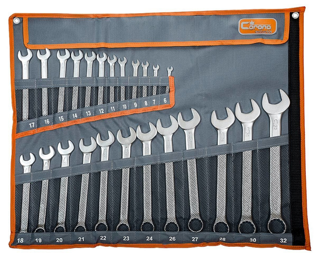 Klucze płasko oczkowe 6-32 mm 24 szt. Corona / Richmann Exclusive C8345