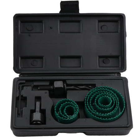 Wiertła rdzeniowe do drewna 11 sztuk w zestawie 19/64mm CL801602 - CHANGLU TOOLS