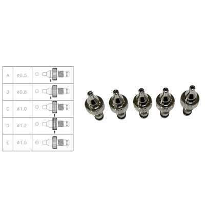 Adaptery do dysz, 5 sztuk, do pompy do malowania WF3008-E01 WF3008A - ELLIENT TOOLS