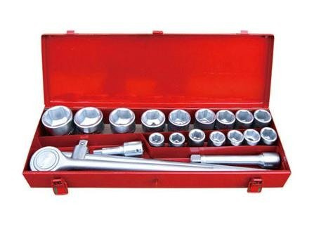 Zestaw kluczy nasadowych 3/4" 19-50 mm 21 szt. Changlu CTL00252