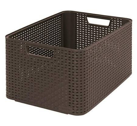 CURVER KOSZYK L 30L /CIEMNY BRĄZ
