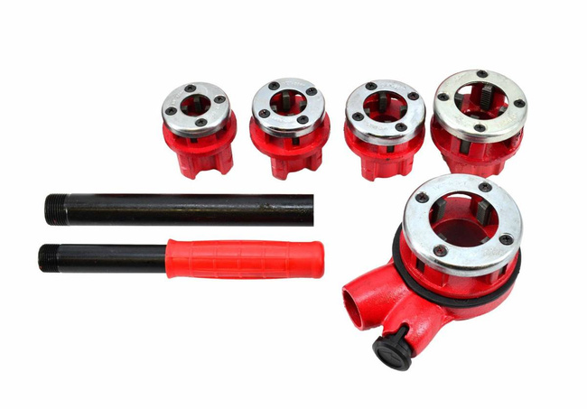AWTOOLS GWINTOWNICA DO RUR 5szt. 3/8", 1/2", 3/4", 1", 1-1/4"  ZESTAW WALIZKA
