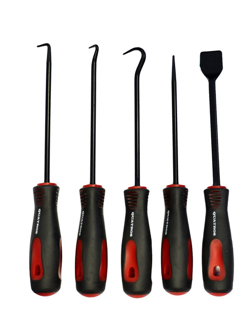 Zestaw ostrych grotów i skrobaków 9 szt. QUATROS QS14122