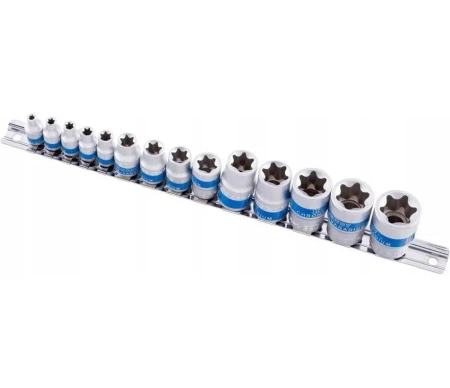 Zestaw nasadek E-TORX E4-E24 1/4" 3/8" 1/2" 14 szt. CTL0055