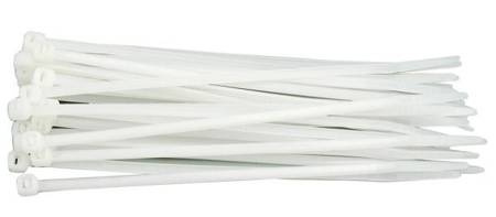 OPASKA PLASTIKOWA BIAŁA 150 * 2,5 /100szt   73883