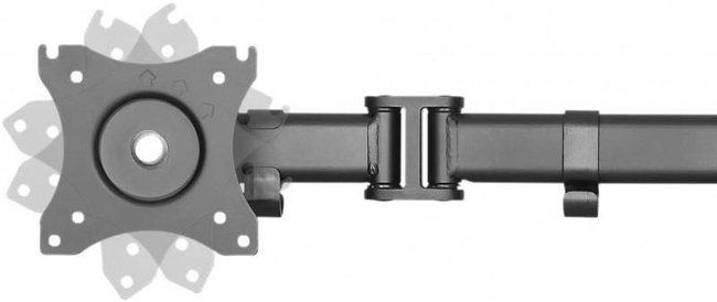 SOS 1010 MONITOR DESK MOUNT SINGLE STELL