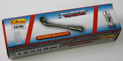 Zestaw kluczy fajkowych Corona C6740