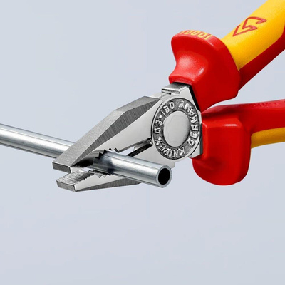 Szczypce kombinowane izolowane 180mm VDE KNIPEX 0306180T