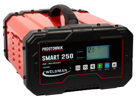 PROSTOWNIK WELDMAN INWENTOROWY SMART 250  12V/24V Z ROZRUCHEM
