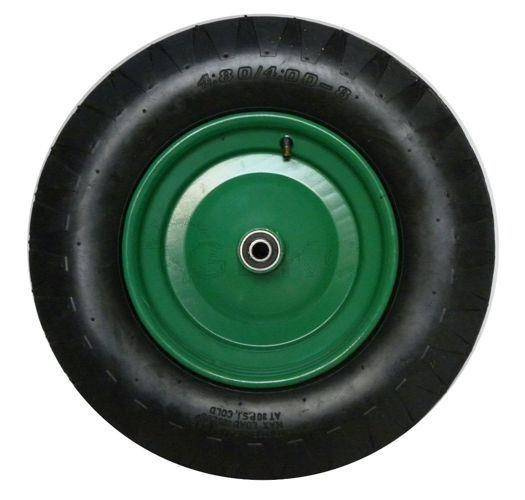 KOŁO PNEU.400/METAL/ŁOŻ+OŚ  MOCNE/ROMB