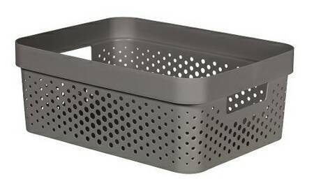 CURVER POJEMNIK INFINITY 17L AŻUROWY   /CIEMNY SZARY