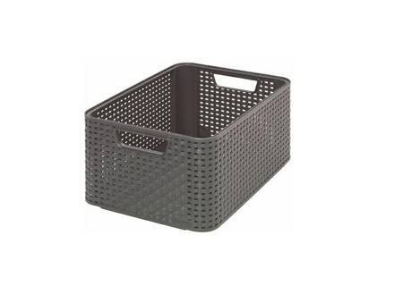 CURVER KOSZYK M 18L /CIEMNY SZARY