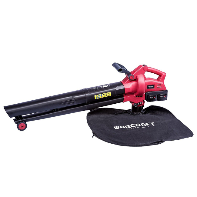 Odkurzacz do liści bezprzewodowy Li-ion,mulczarka 40V (20V+20V) CLBVS40LI - WORCRAFT