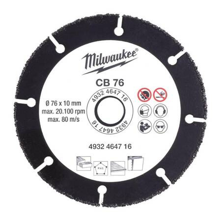 MILWAUKEE TARCZA 76mm UNIWERSALNA