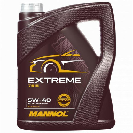 Olej silnikowy syntetyczny MANNOL EXTREME 5W-40 5l MN79155