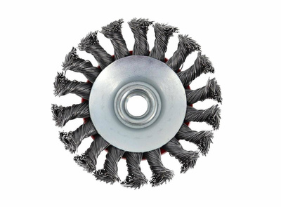 AWTOOLS SZCZOTKA STOŻKOWA SKRĘCANA 100mm  M14