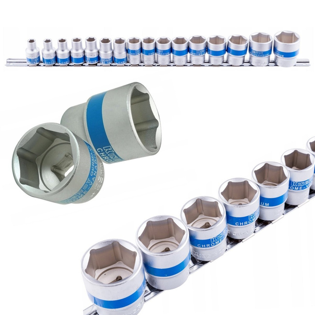 Zestaw nasadek 1/2"  8-30 mm 16 szt. King Roy