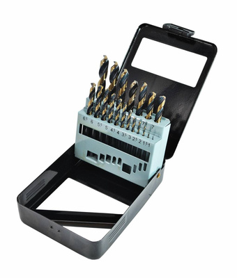 AWTOOLS WIERTŁO METAL HSS M2 KPL. 19szt./1.0-10 mm/ PREMIUM