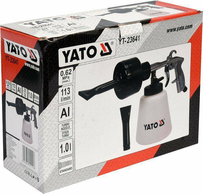 YATO PNEUMATYCZNY PISTOLET DO WYTWARZANIA PIANY/PIANOWNICA 1L