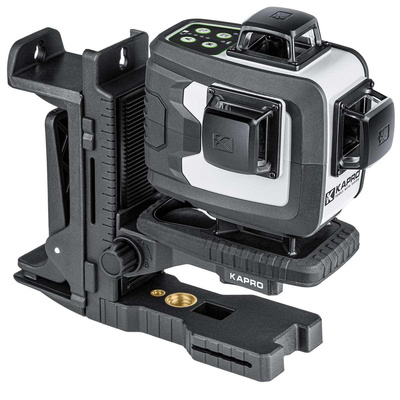 KAPRO NIWELATOR LASEROWY ZIELONY 4D, UCHWYT, 2xAKU KAPRO KA884G