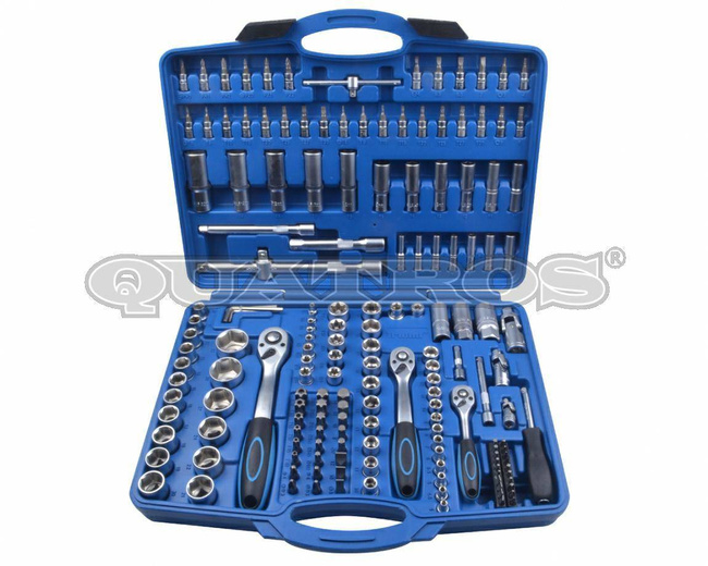 Quatros Zestaw kluczy nasadowych 1/4" 3/8" 1/2" 171szt. QS50171
