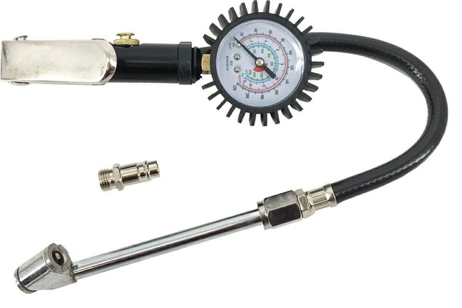 AWTOOLS PISTOLET DO POMPOWANIA KÓŁ Z MANOMETREM / TY-20