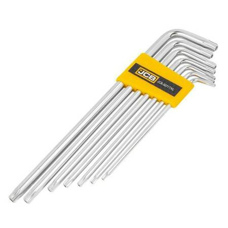 JCB TORX  7szt. /B.DŁ. T10-T40 Z OTWOREM