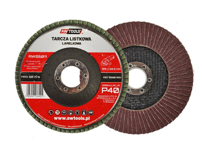 AWTOOLS ŚCIERNICA LISTKOWA 125  P 60