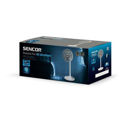 Wentylator z cichym silnikiem BLDC na stojaku Sencor SFN2540WH
