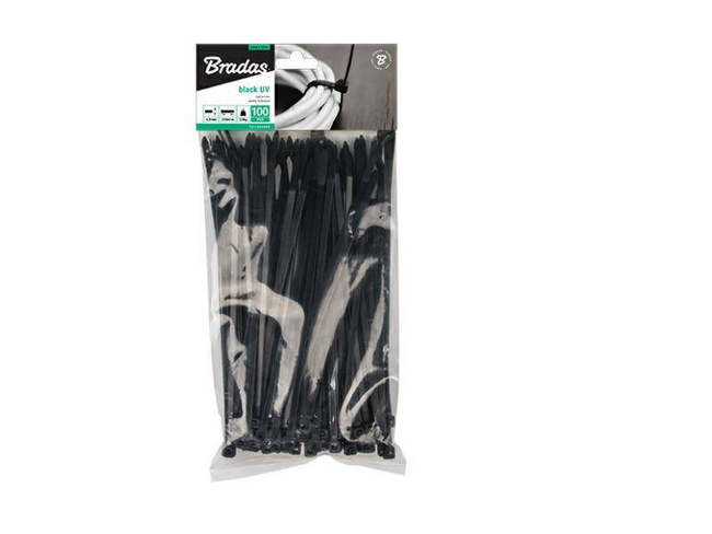 OPASKA PLASTIK CZARNA  8,8x450/100szt...