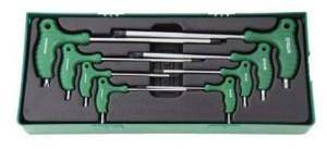 Zestaw kluczy kątowych TORX 8 szt. we wkładce Jonnesway H10MT08SP