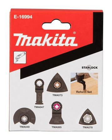 MAKITA MT ZESTAW DO RENOWACJI  5szt. (TMA047/49/65/73/78