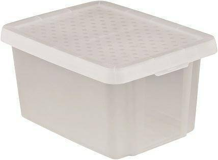 CURVER POJEMNIK ESSENTIALS 26L Z PRZYKRYWKĄ   /TRANSPARENTNY