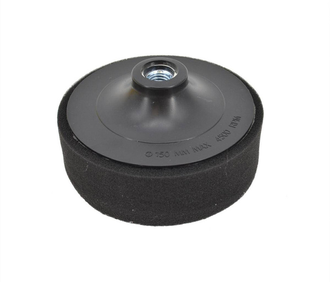 AWTOOLS DYSK 125mm POLERSKI GĄBKA CZARNA  M14 MIĘKKA