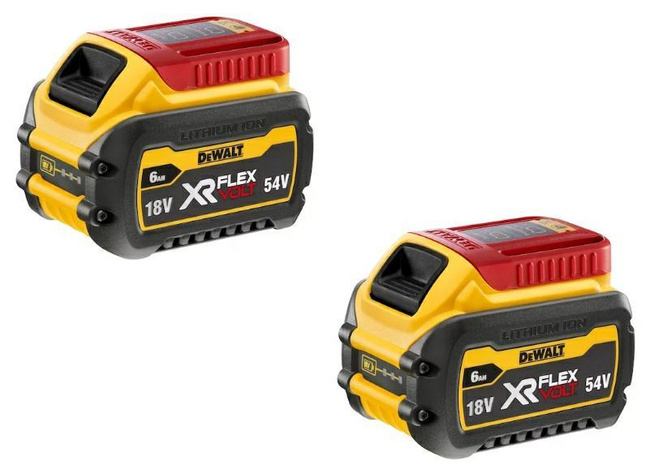 DEWALT AKUMULATOR 18/54V  6,0/2,0Ah FLEXVOLT DCB546 2szt.
