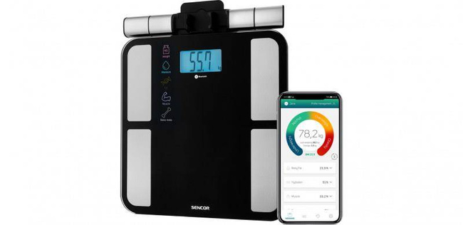 Waga łazienkowa fitness Sencor SBS 8800BK